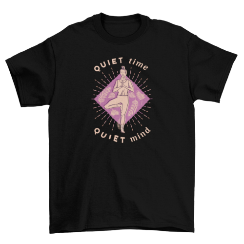 Yoga lady t-shirt