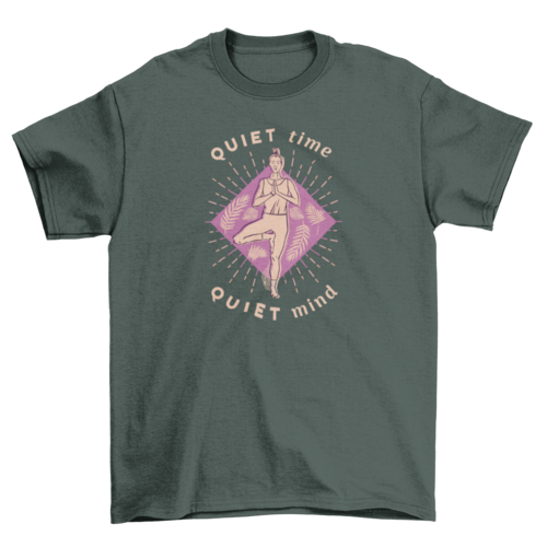 Yoga lady t-shirt